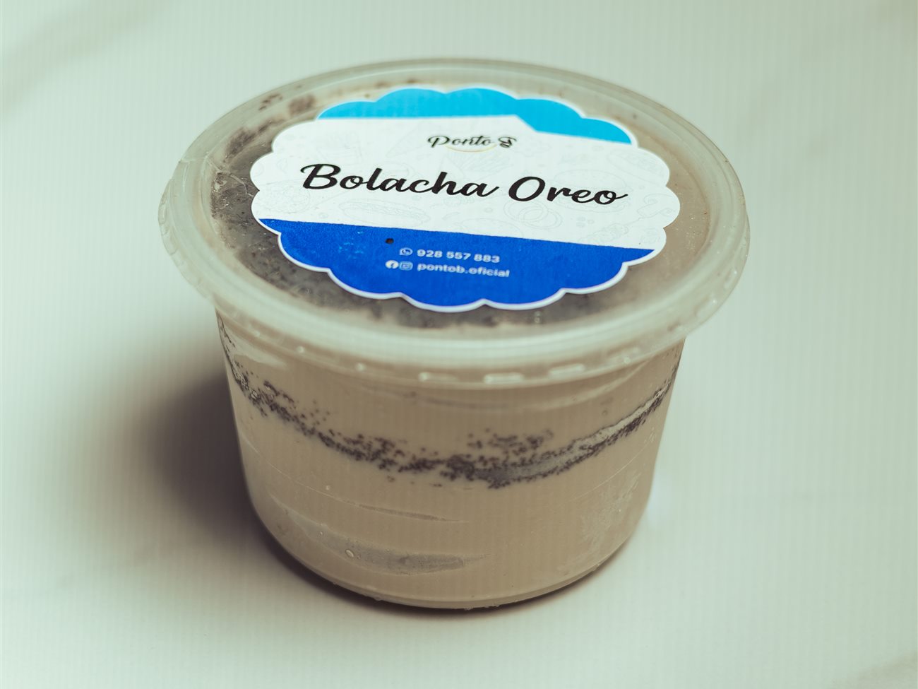 Gelado Natural Ponto.B de Bolacha Oreo